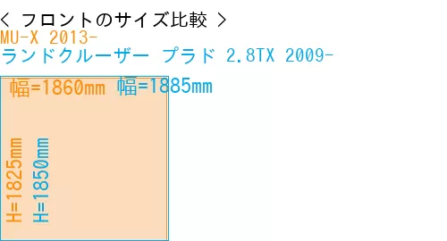 #MU-X 2013- + ランドクルーザー プラド 2.8TX 2009-